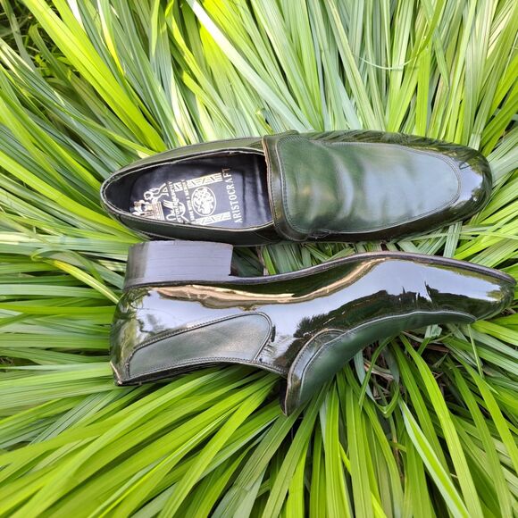 Johnston & Murphy Aristocraft Green Leather Loafers Men’s Size 11 D/B Dress Shoe main image 5